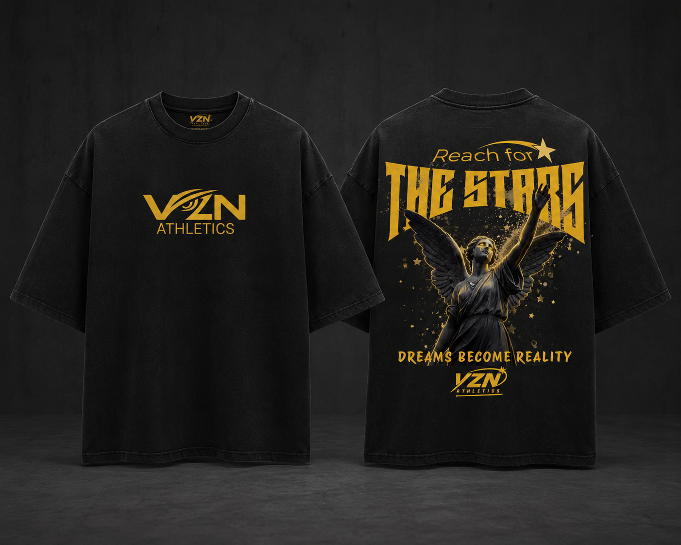 VZN ATHLETICS " REACH FOR THE STARS" OVERSIZED TEE