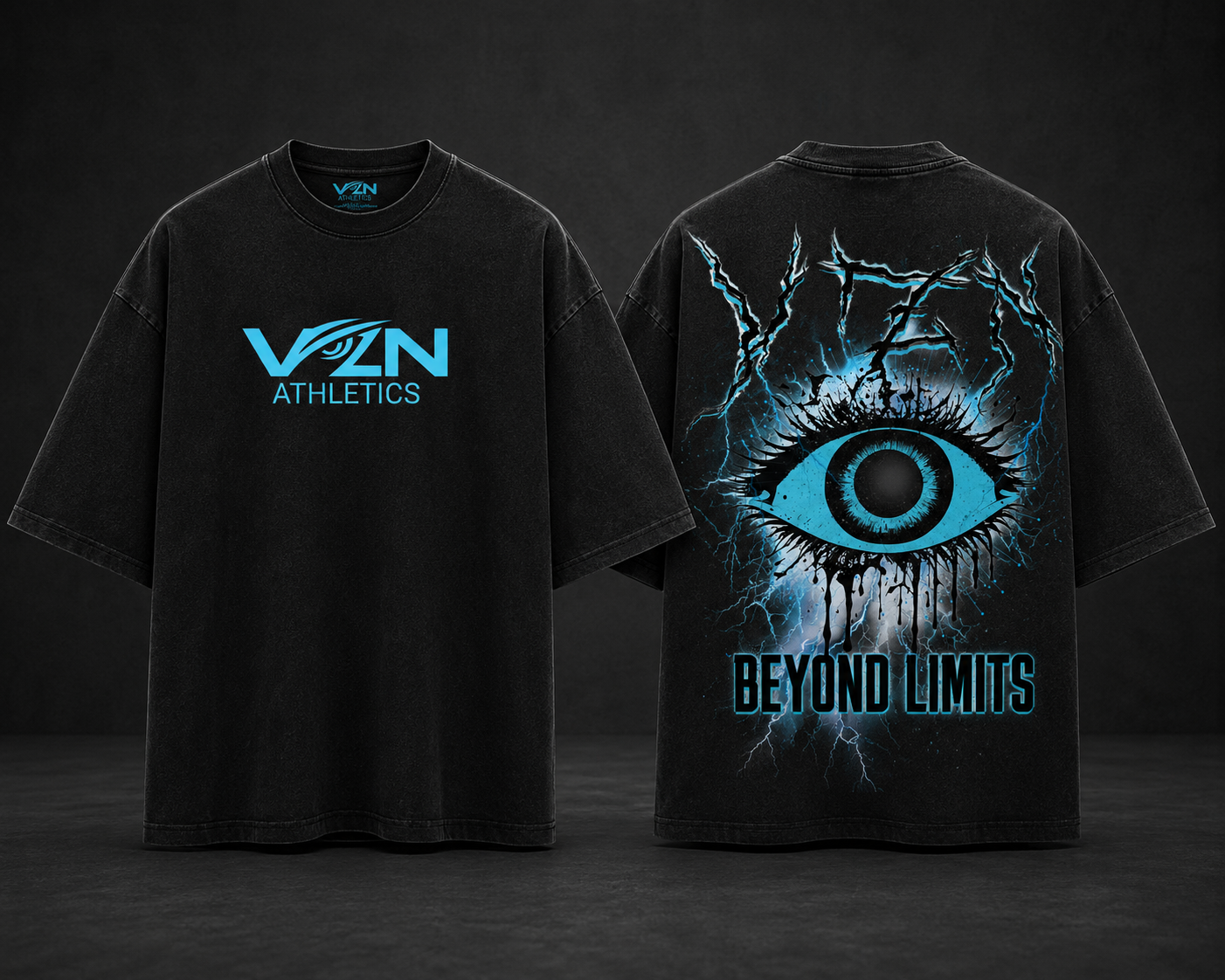 VZN ATHLETICS "BEYOND LIMITS" OVERSIZED TEE