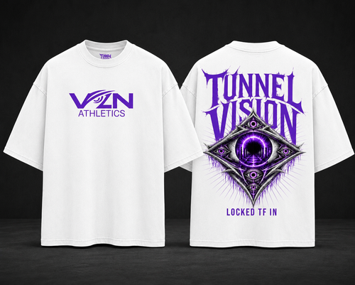 VZN ATHLETICS "TUNNEL VISION" OVERSIZED TEE